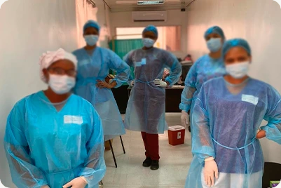 Llevamos una clínica de vacunación a tu área local